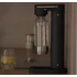 Sodamaschine in schwarzem Stahl-Design SW!ZZ 2 Flasche